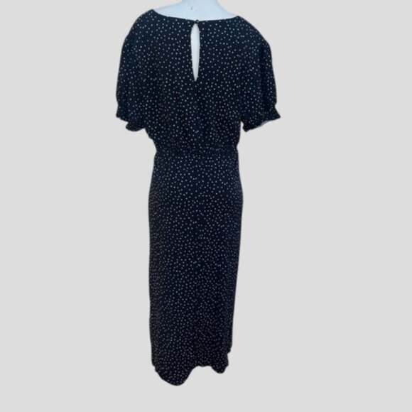 NWT Torrid Black & White Polka Dot Maxi Dress - Picture 2 of 13